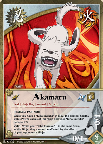 Akamaru — Naruto CCG card n435