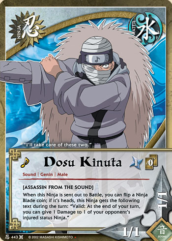 Dosu Kinuta — Naruto CCG card n443