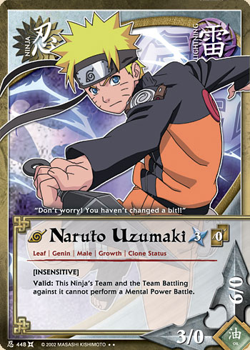 Naruto Uzumaki — Naruto CCG card n448