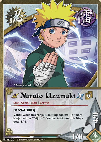 Naruto Uzumaki — Naruto CCG card n452