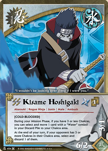 Kisame Hoshigaki — Naruto CCG card n454