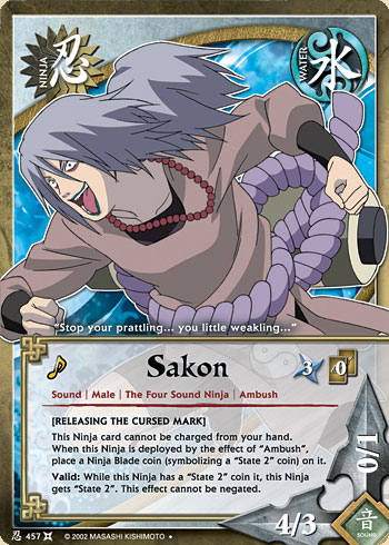 Sakon — Naruto CCG card n457