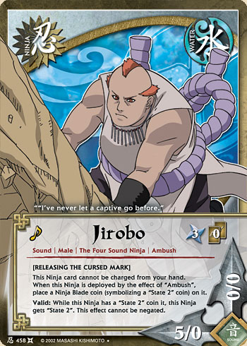 Jirobo — Naruto CCG card n458