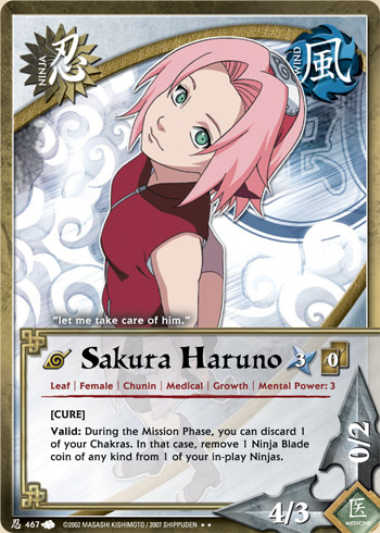 Sakura Haruno — Naruto CCG card n467