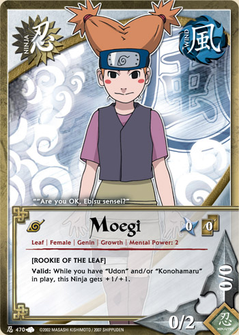 Moegi — Naruto CCG card n470