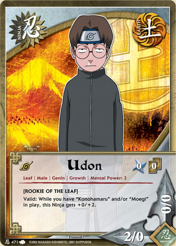 Udon — Naruto CCG card n471