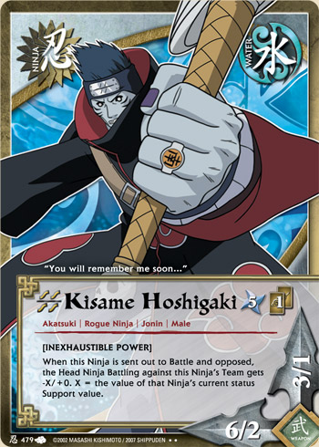 Kisame Hoshigaki — Naruto CCG card n479