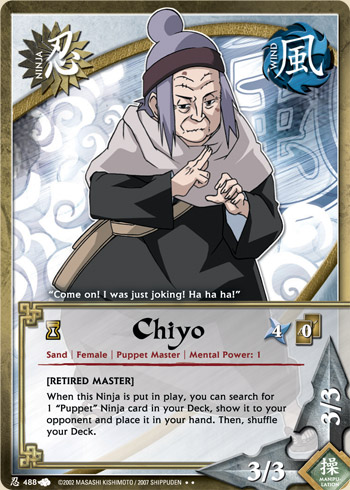 Chiyo — Naruto CCG card n488