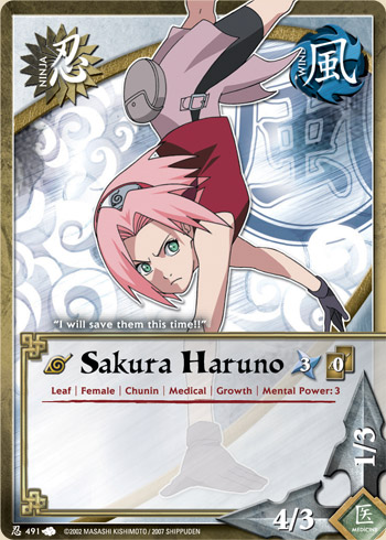 Sakura Haruno — Naruto CCG card n491