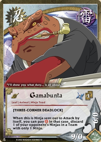 Gamabunta — Naruto CCG card n5005