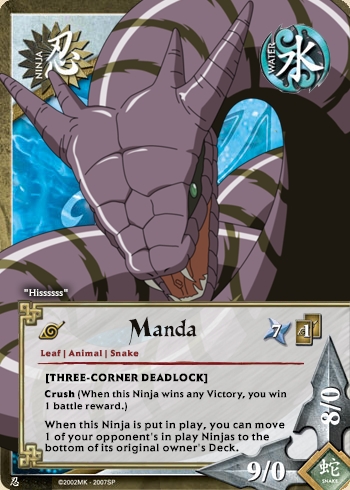 Manda — Naruto CCG card n5034