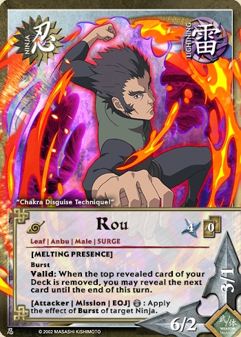 Rou — Naruto CCG card n5045