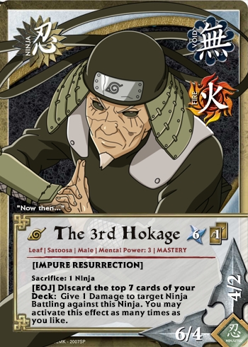 The 3rd Hokage — Naruto CCG card n5062