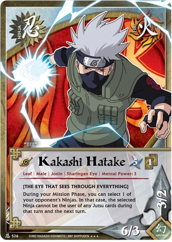 Kakashi Hatake — Naruto CCG card n526