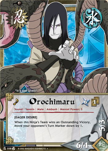 Orochimaru — Naruto CCG card n558
