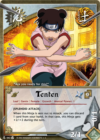 Tenten — Naruto CCG card n562