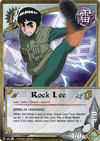 Rock Lee — Naruto CCG card n582