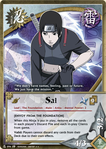 Sai — Naruto CCG card n594