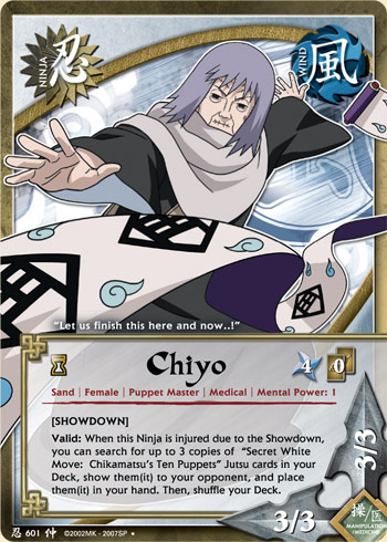 Chiyo — Naruto CCG card n601