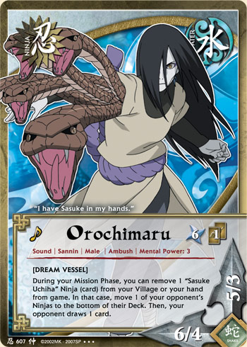 Orochimaru — Naruto CCG card n607