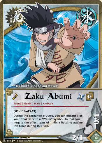 Zaku — Naruto CCG card n618