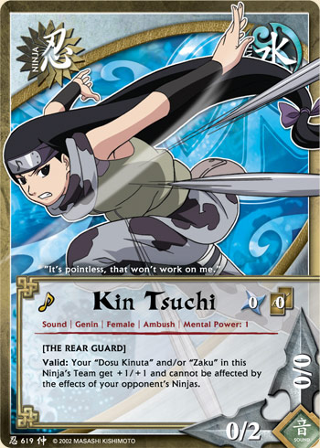 Kin Tsuchi — Naruto CCG card n619