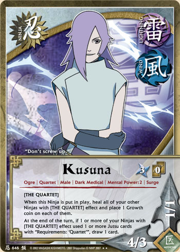 Kusuna — Naruto CCG card n646