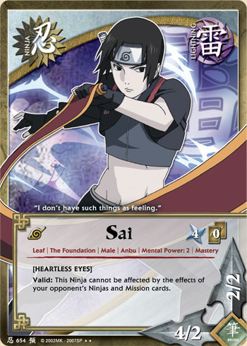 Sai — Naruto CCG card n654