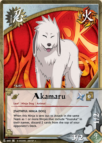 Akamaru — Naruto CCG card n660