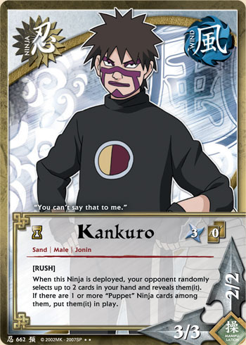Kankuro — Naruto CCG card n662