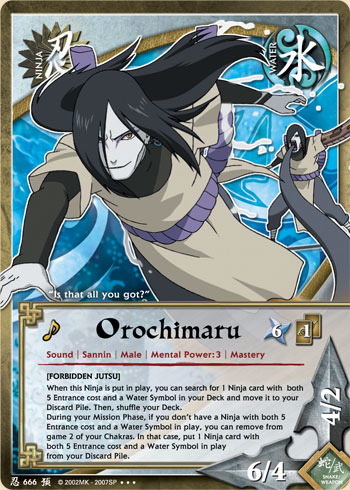 Orochimaru — Naruto CCG card n666