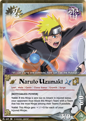 Naruto Uzumaki — Naruto CCG card n669