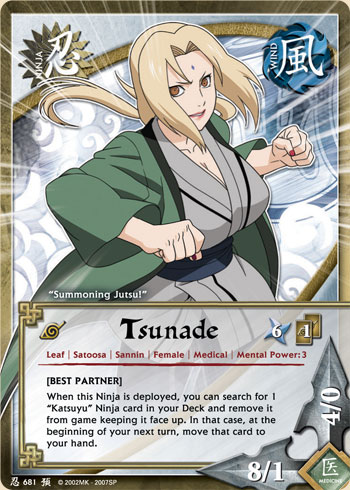 Tsunade — Naruto CCG card n681