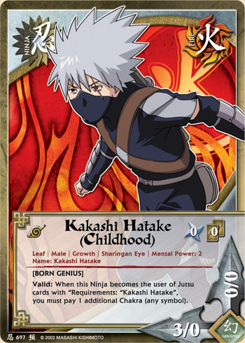 Kakashi Hatake (Childhood) — Naruto CCG card n697