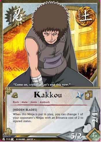 Kakkou — Naruto CCG card n713