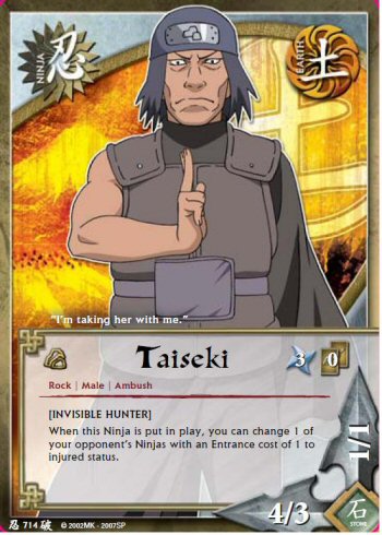 Taiseki — Naruto CCG card n714
