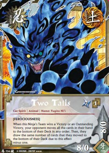 Two Tails — Naruto CCG card n734