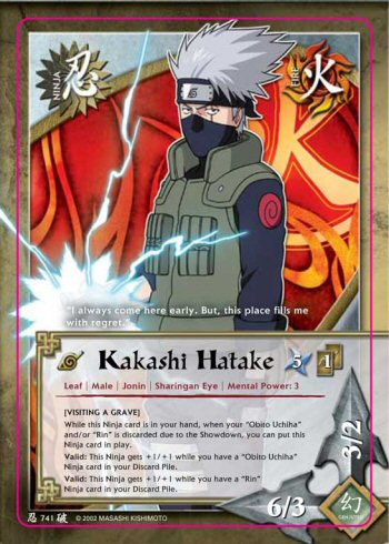 Kakashi Hatake — Naruto CCG card n741