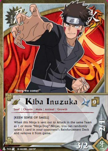Kiba Inuzuka — Naruto CCG card n743