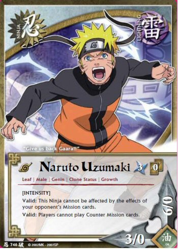 Naruto Uzumaki — Naruto CCG card n746