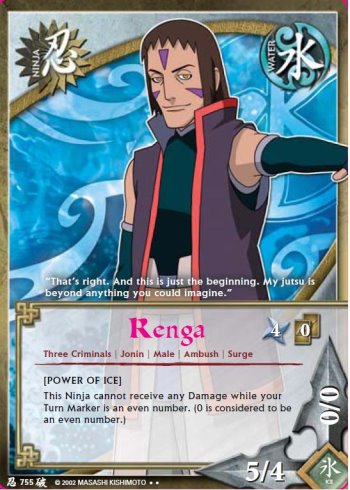 Renga — Naruto CCG card n755