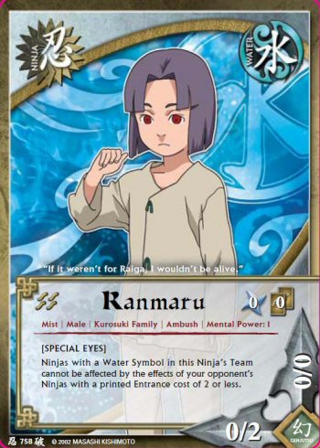 Ranmaru — Naruto CCG card n758