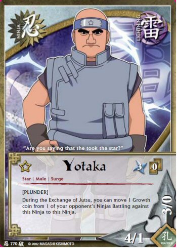 Yotaka — Naruto CCG card n770