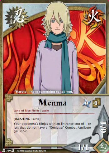 Menma — Naruto CCG card n779