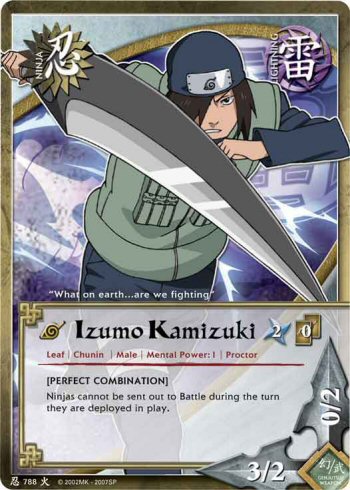 Izumo Kamizuki — Naruto CCG card n788