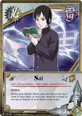 Sai — Naruto CCG card n789