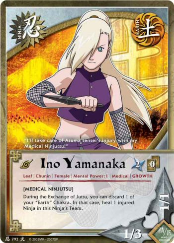 Ino Yamanaka — Naruto CCG card n792