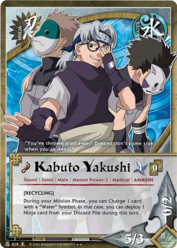 Kabuto Yakushi — Naruto CCG card n828