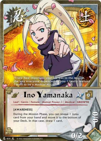 Ino Yamanaka — Naruto CCG card n835
