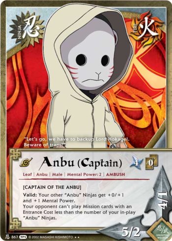 Anbu (Captain) — Naruto CCG card n867